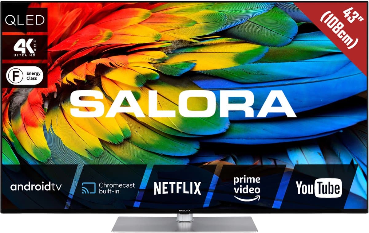 Salora 43QLED440 Smart televisie met QLED scherm — afbeelding 1
