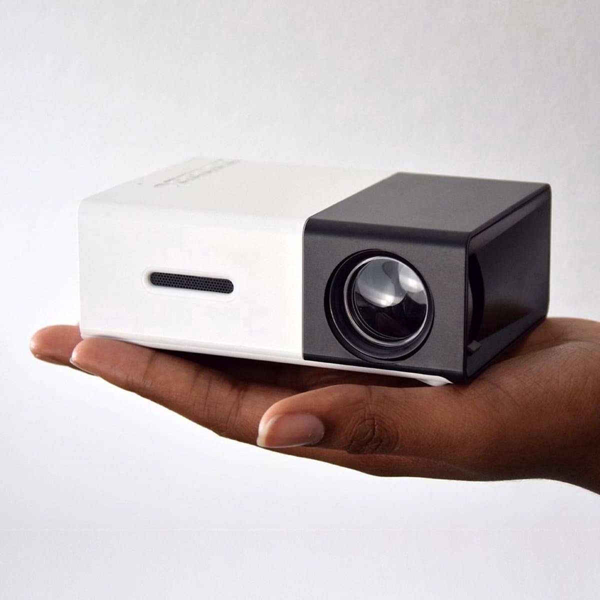 YG-300 Mini Beamer - 320 x 240 - USB - HDMI - Wit - Zwart - 50 lumen — afbeelding 1