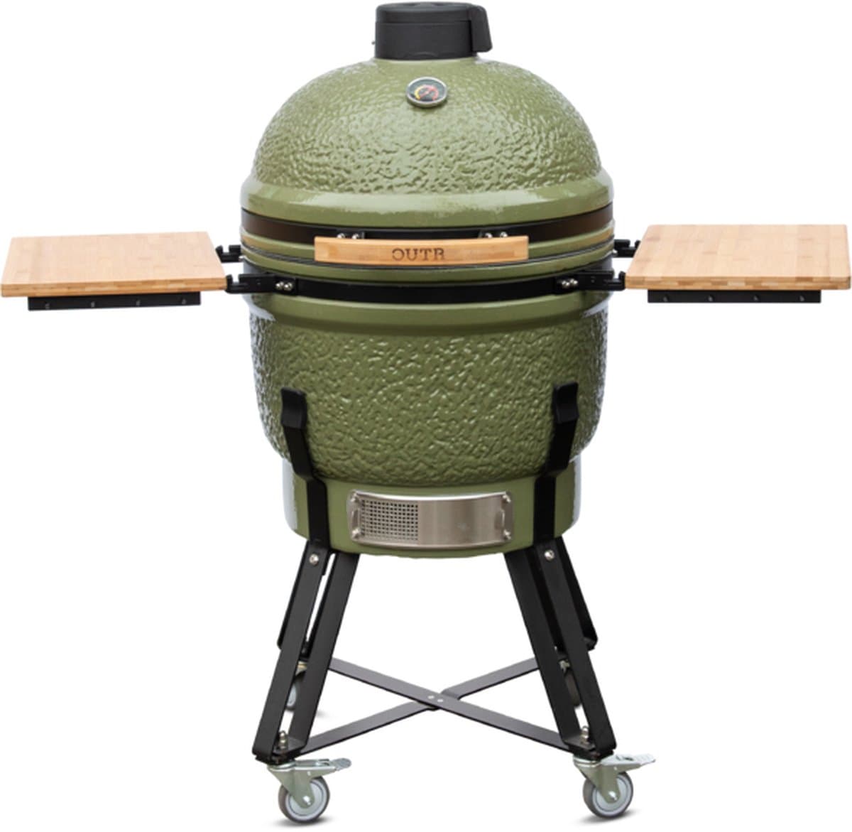 Outr Kamado BBQ - Grill Large 55 - Olijfgroen — afbeelding 1