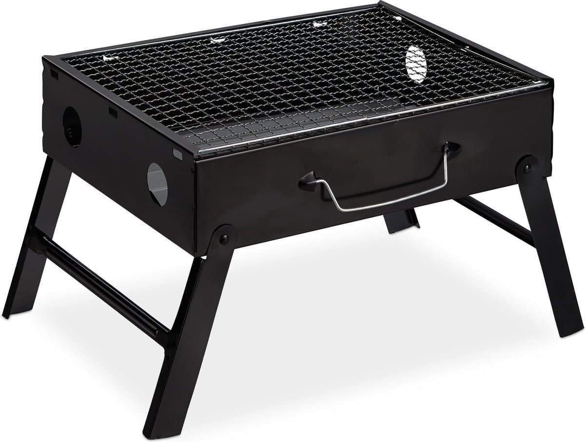 Houtskool BBQ - Barbecue - Inklapbaar - Barbecue Houtskool - Tafel Grill - Camping - Strand - Festival - Park — afbeelding 1