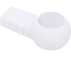 Boorstofafscheider - Boorstofopvangbak Stofkap - Schoon Boren - Snel Afneembaar - 12 x 6 cm - Grijs