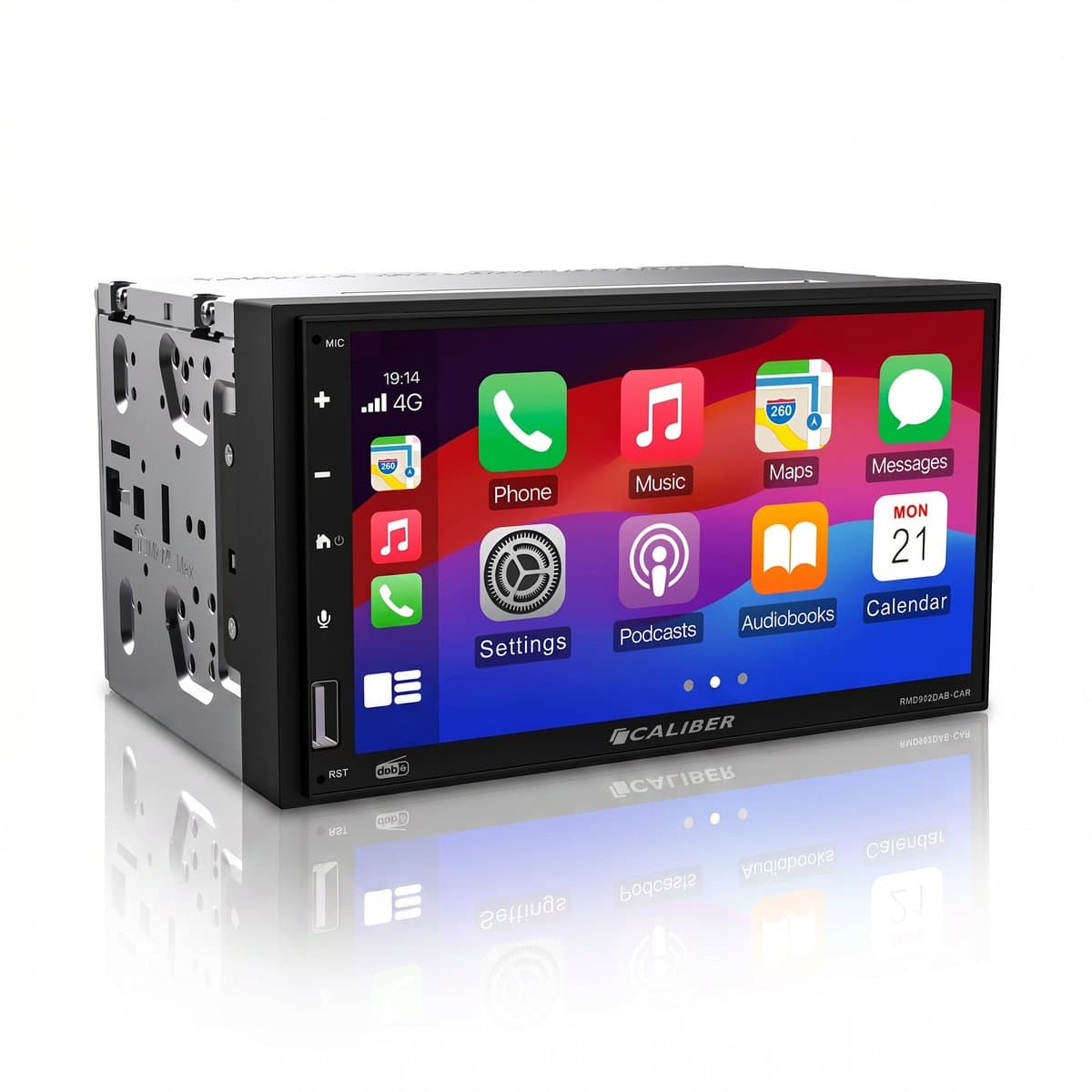 Autoradio Apple CarPlay & Android Auto - 2 DIN - Touchscreen - Bluetooth - DAB+- 4 x 100 Watt — afbeelding 1