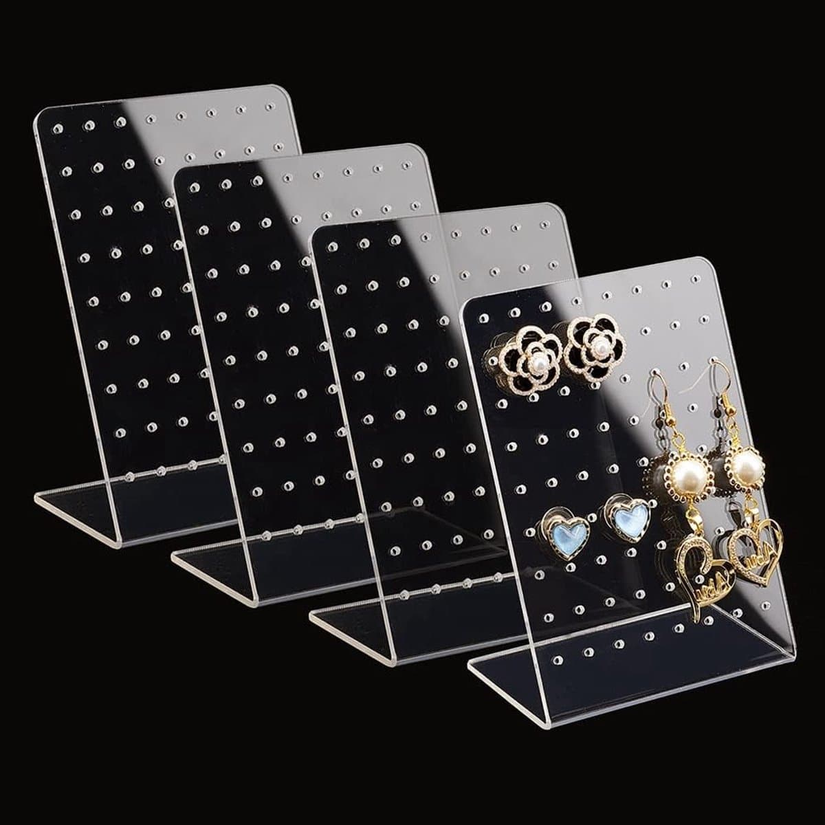 3-delige Oorbellen Display Stand - Oorbellen Hanger, Organizer en Showcase voor Sieradenopslag — afbeelding 1