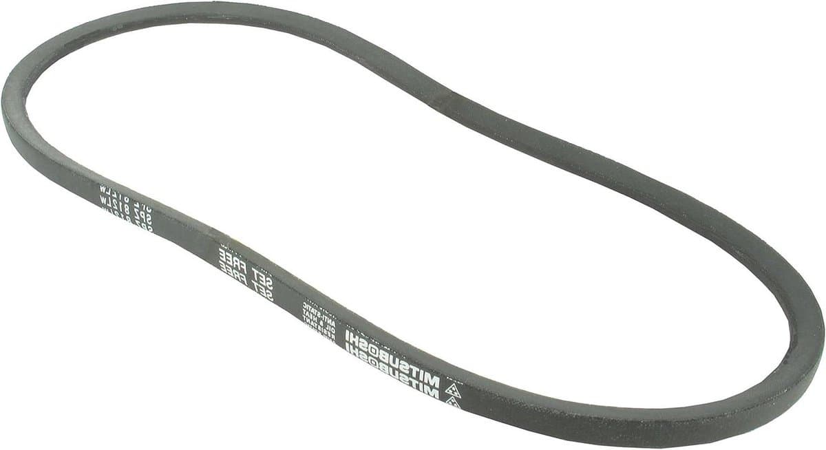 V-snaar - Machine riem - Grasmaaier Onderhoud - Gladde trapeziumvorm - 10x8x800 mm - Zwart — afbeelding 1