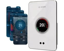 Bosch EasyControl slimme thermostaat wit + Nefit Bosch EasyControl adapter