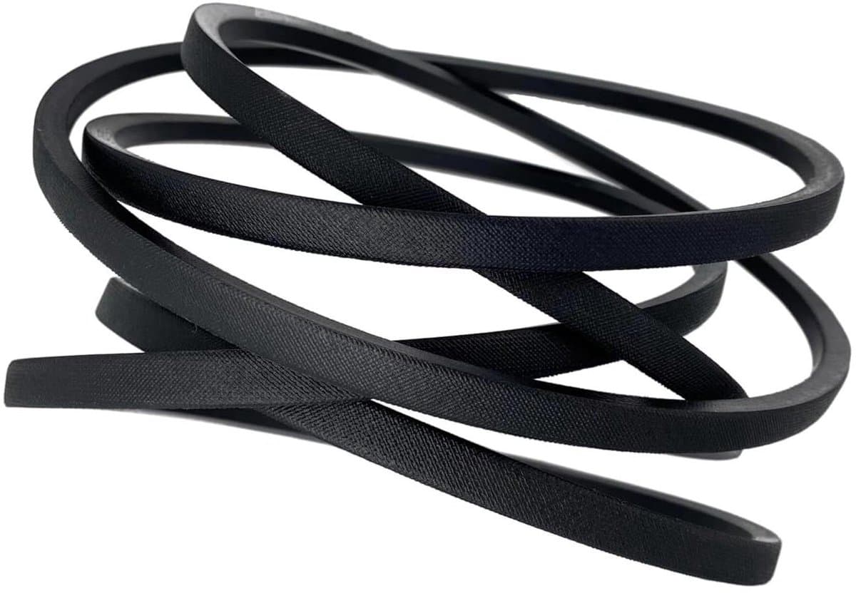 Vervangende grasmaaier riem - Grasmaaier aandrijfriem - Grasmaaier onderhoud - Trapeziumvormig profiel - 16 cm x 3708 cm - Zwart — afbeelding 1