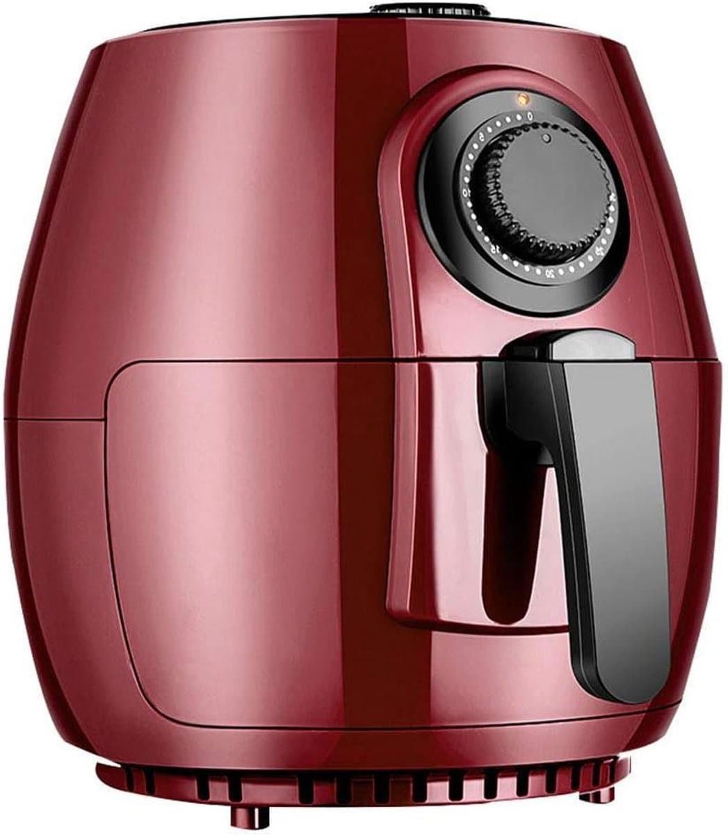 Heteluchtfriteuse - Mini oven - Gezond koken - Snel luchtcirculatie - 4 Liter - Rood — afbeelding 1