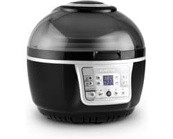 Hetelucht Friteuse - Oven Grill - Gezond Koken - Vetvrij Frituren - 9 Liter - Zwartgrijs