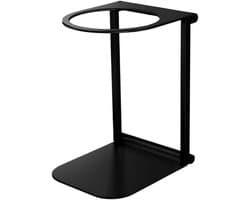 Draagbare Koffie Machine Stand - Espresso Houder - Koffie Zetten Buiten - Stabiele Aluminium Basis - 6.5 cm Binnendiameter - Zwart