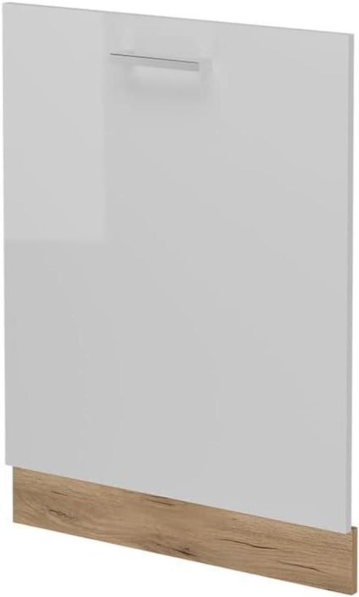 Vaatwasser Frontpaneel - Keukenpaneel Inbouw - Keuken Integratie - Volledig Geïntegreerd - 60 cm breed - Wit Hoogglans — afbeelding 1
