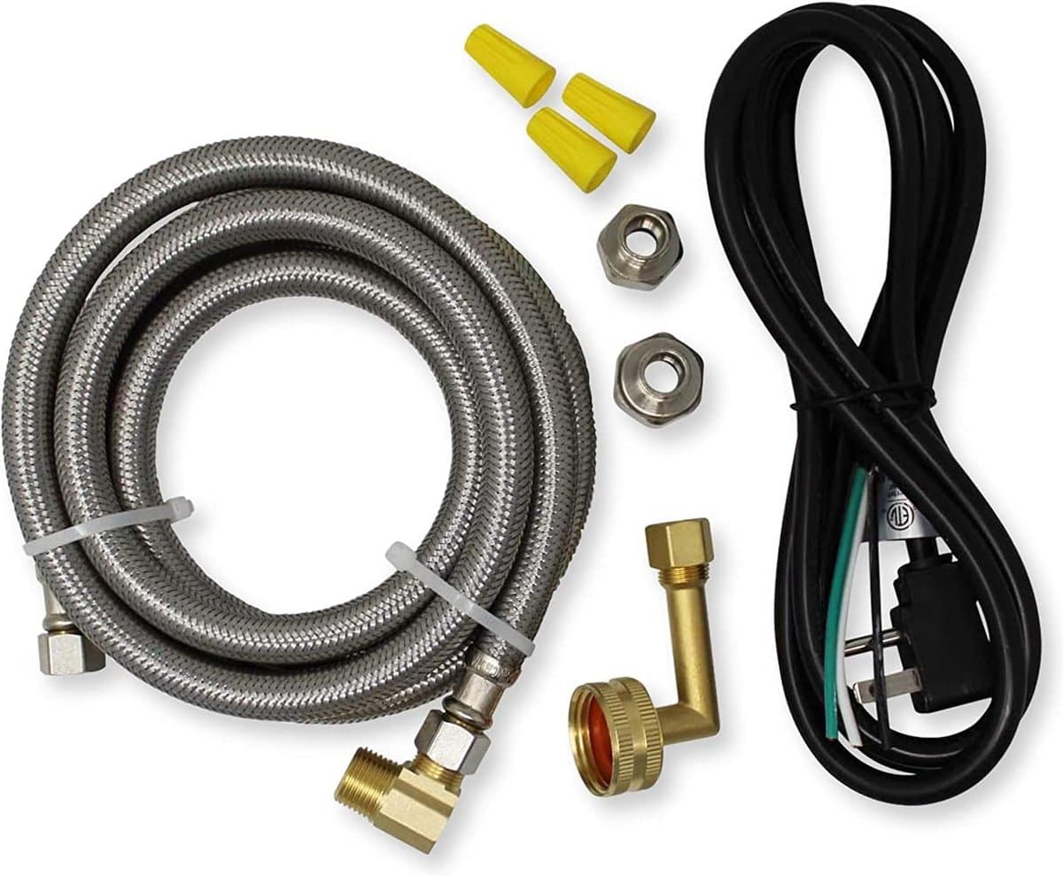 Universele Inbouwset Vaatwasser met 6' Connector en 3-draads Netsnoer — afbeelding 1