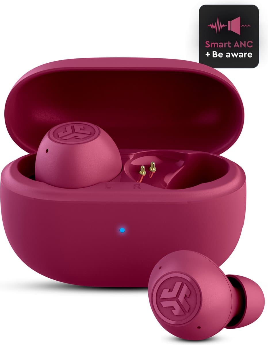 JLAB Go Pop ANC TWS In-ear Draadloze oordopjes Met Noise-cancelling Fuschia — afbeelding 1