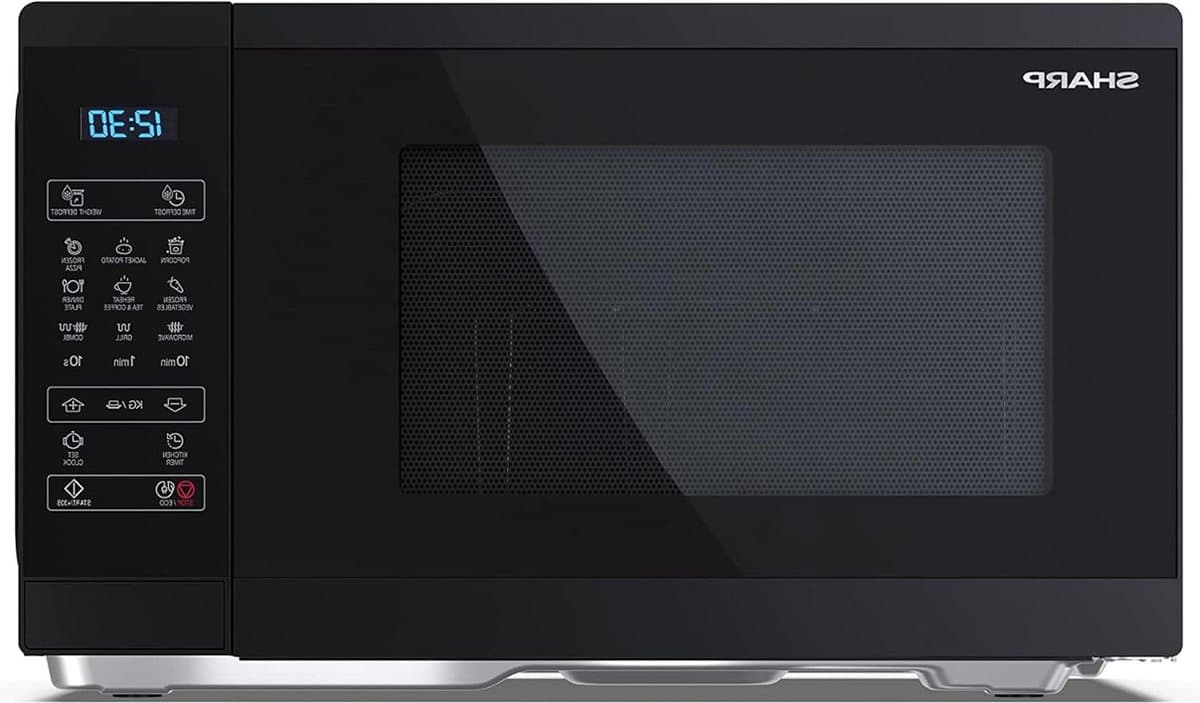 Magnetron met grill 900W-1000W 11 standen ontdooifunctie 472 x 28 x 345 cm zwart — afbeelding 1