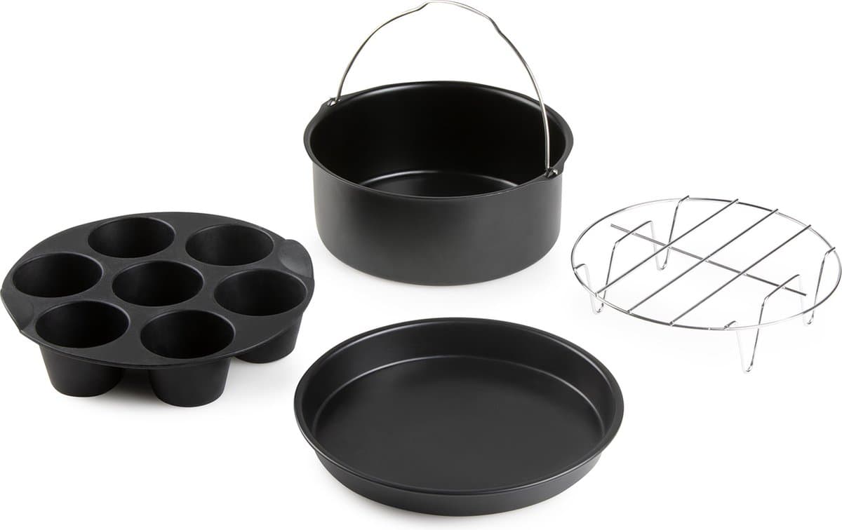 DOMO 167 Accessoires Airfryer - Heteluchtfriteuse Accessoires Set - Geschikt voor Airfryer (X)XL - 4 stuks — afbeelding 1