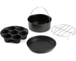DOMO 167 Accessoires Airfryer - Heteluchtfriteuse Accessoires Set - Geschikt voor Airfryer (X)XL - 4 stuks