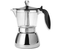 longziming -Moka Pot 4 Kopjes – Espresso Zetapparaat voor Op het Fornuis – Premium Italiaanse Koffiepercolator