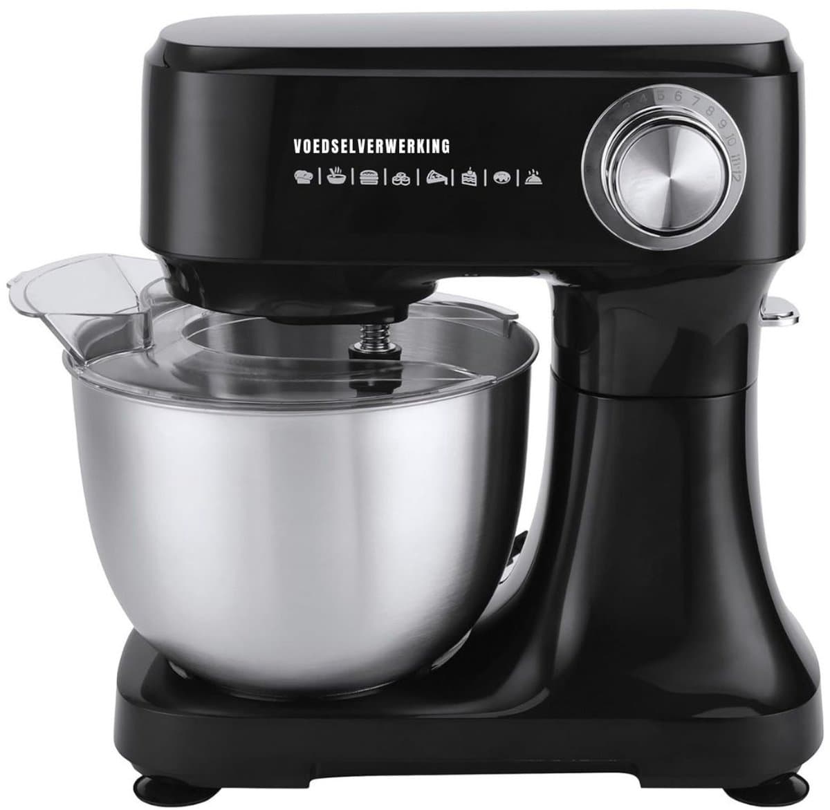 SVN® Mixer met mengkom - Mixer - Mixer met mengkom keukenmachine - Zwart - 10cm x 28cm x 32cm — afbeelding 1
