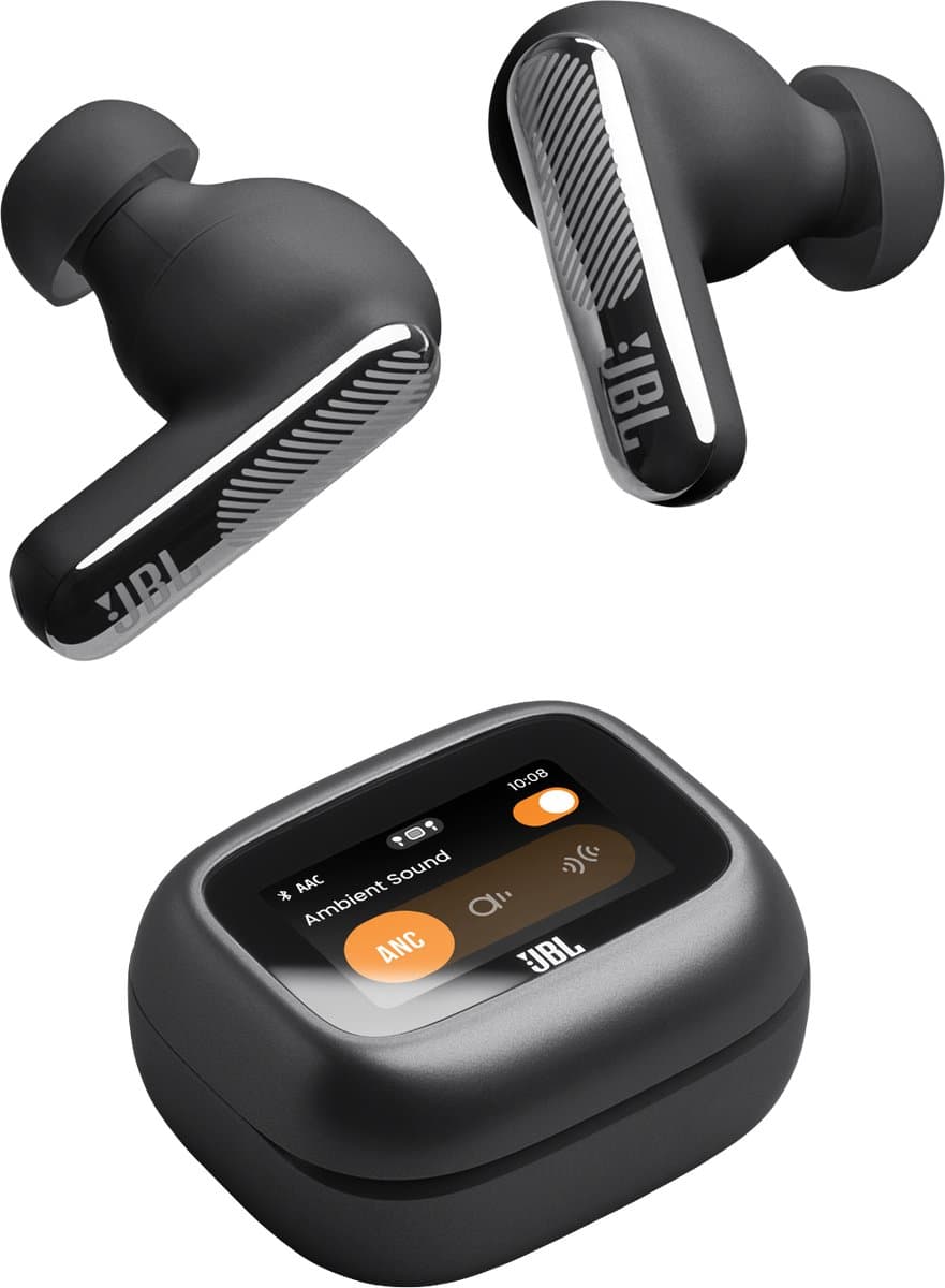 JBL Live Beam 4 Draadloze oordopjes met Noise Cancelling en Smart Case (2026) Zwart — afbeelding 1