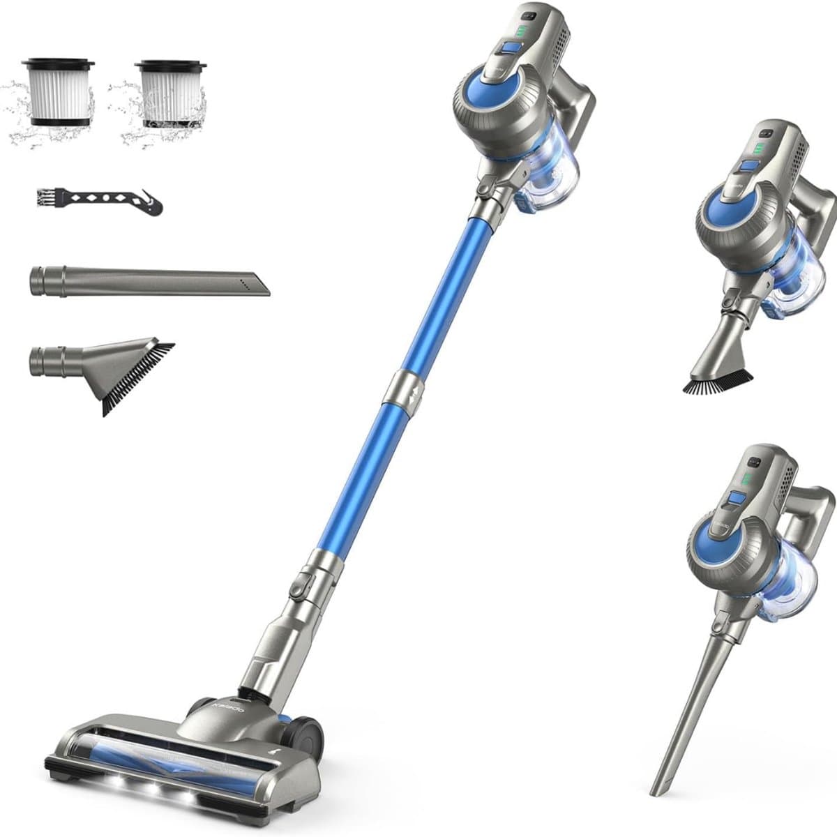 FlexVer® Steelstofzuiger - Met Accu - Stick Vacuum Cleaner - 200 Watt — afbeelding 1