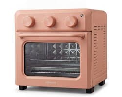 Safecourt 6-in-1 Airfyer oven - 100% PFAS-vrij - 6 programma’s - 80 tot 230 graden - Airfryer, bakken, roosteren, toasten, grillen & opwarmen - Roze