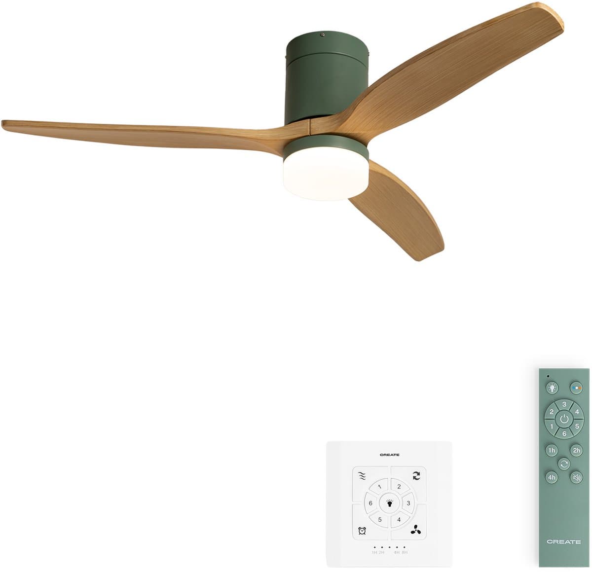 CREATE - Stille 40W plafondventilator met technische ABS bladen in verschillende maten - WIND CALM — afbeelding 1