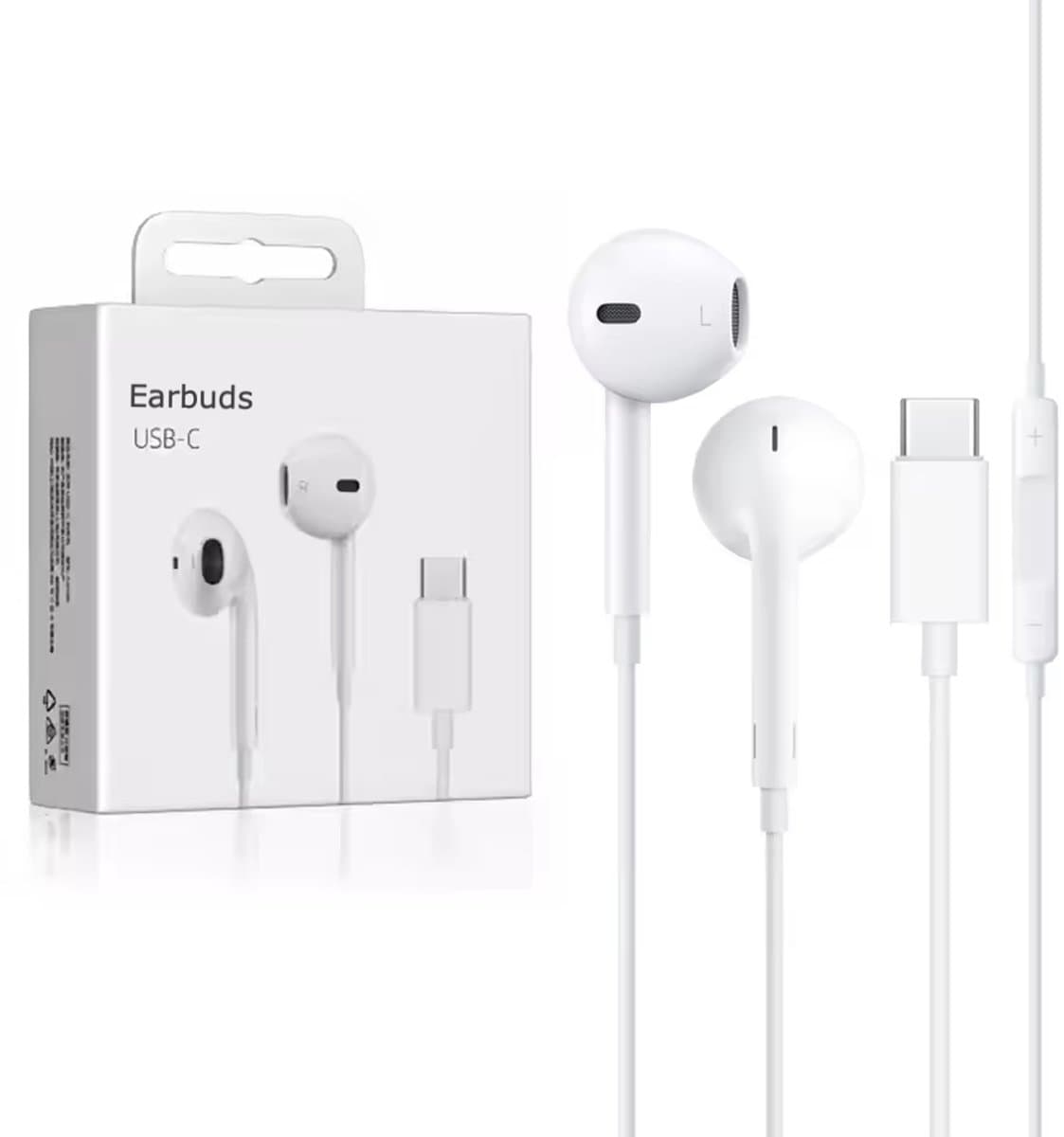 USB-C - Bedrade In-Ear Oordopjes - Met Microfoon - Voor Muziek - Voor iPhone en Android Gebruikers - Type C Model — afbeelding 1