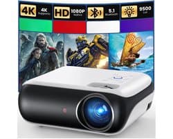 Aurixi® Mini beamers - Projector - Mini beamer - Wit -4cm x 4cm x 9cm