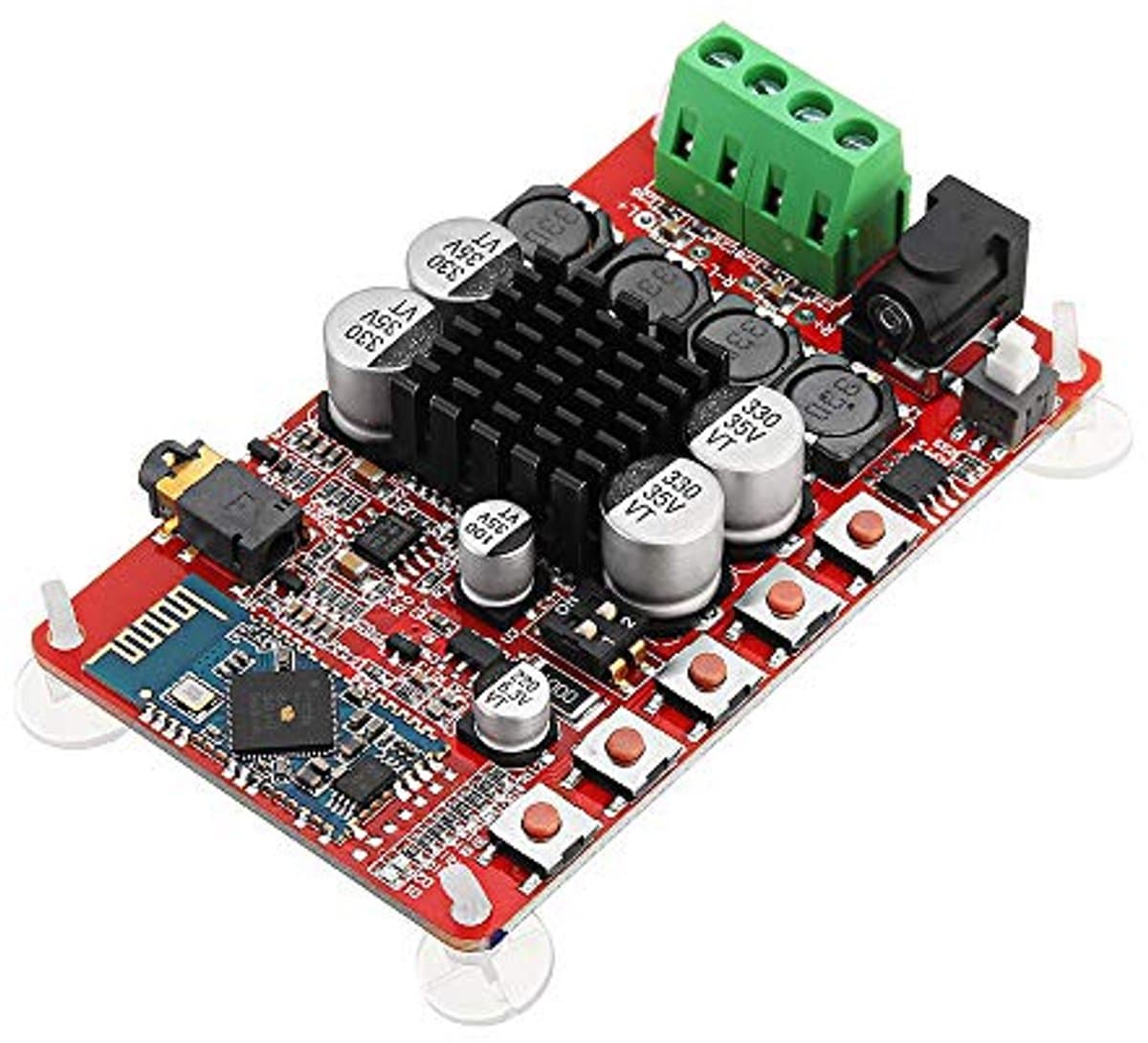 Draadloze Digitale Bluetooth Versterker 2 x 50 Watt voor Audio Ontvanger — afbeelding 1