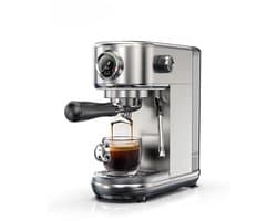Benelux Select Espressomachine – Espresso Machine – Espresso Apparaat – Pre-infusie – 1,3L tank - 4.2kg - 29 x 22 x 31 cm