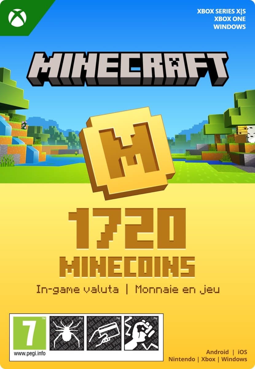 Minecraft: Minecoins Pack: 1720 Coins - Other - Consumable — afbeelding 1