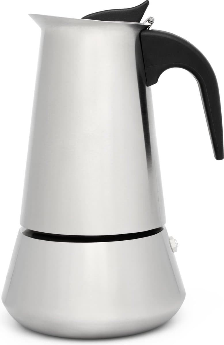 Leopold Vienna - Espressomaker Trevi 6-kops Mat RVS — afbeelding 1