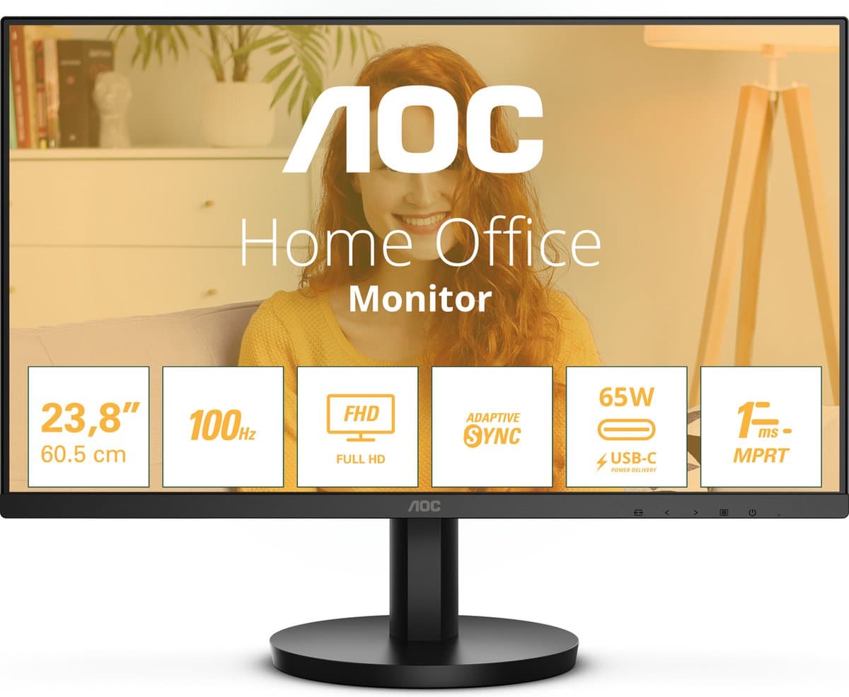 AOC 24B3CA2 ledmonitor — afbeelding 1
