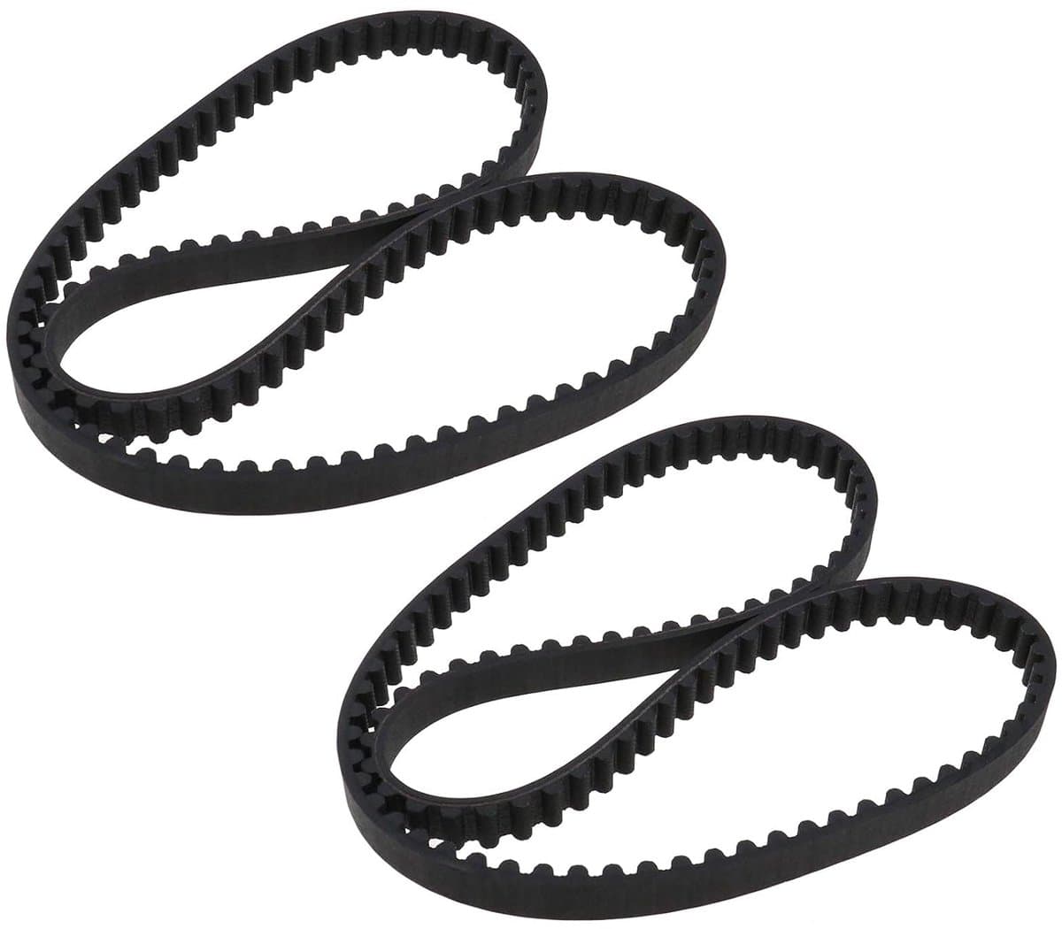 Dailygoods - Aandrijfriem - Grasmaaier riem - Rubber - 107 tanden - 856 mm omtrek - Geschikt voor Stiga 105 hatchback - Zwart — afbeelding 1