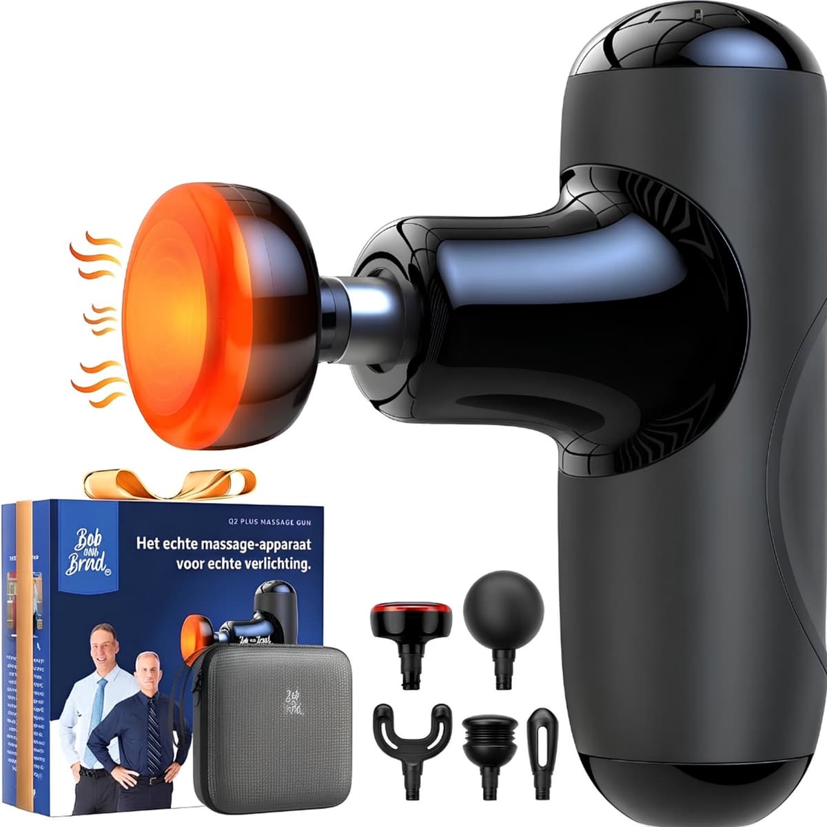 KLS® Massage Gun - Massage Gun Mini - Massage Pistool - Zwart - 14cm x 11cm x 5cm — afbeelding 1