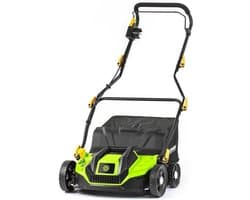 Elektrische Verticuteermachine – Gazonverticuteerder – Mosverwijderaar – Gazonhark – Grasmaaier – 1300 W Motor – Maaibreedte 320 mm – 40 L Opvangbak – Verstelbare Handgreep – Variabele Snijdiepte