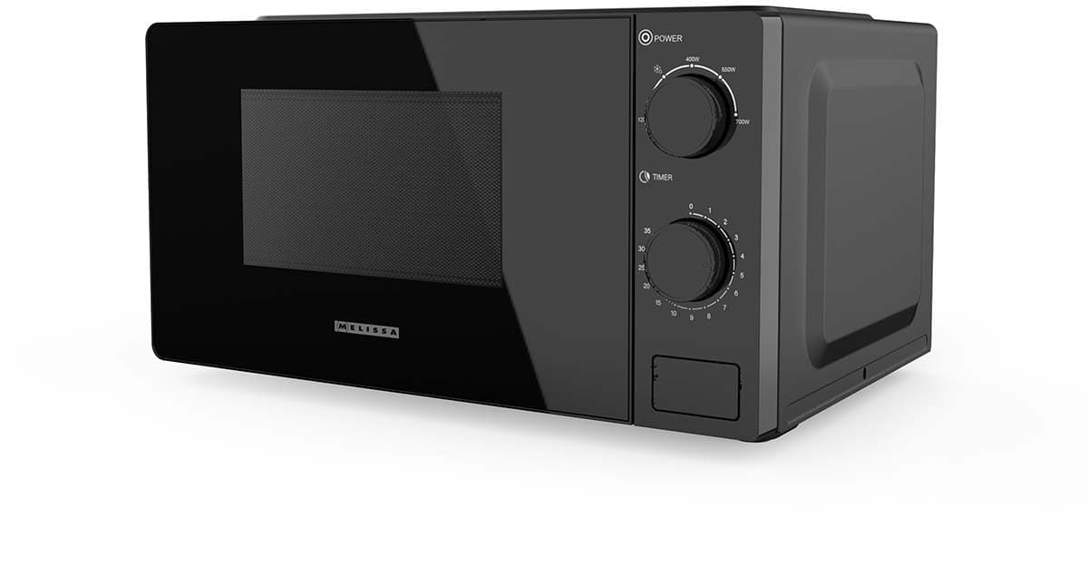 Solo magnetron - 700 W - 20 L inhoud - 5 vermogensstanden - Ontdooien - 35-minuten timer - Zwart — afbeelding 1