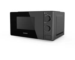 Solo magnetron - 700 W - 20 L inhoud - 5 vermogensstanden - Ontdooien - 35-minuten timer - Zwart