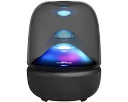 Harman Kardon Aura Studio 5 - Premium Bluetooth Design Speaker - 360° Geluid & Ambient Lighting - Draadloze Luidspreker met Subwoofer - Zwart