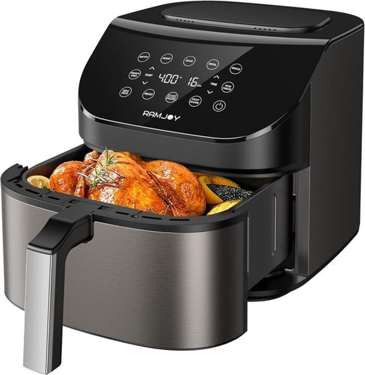 Grote airfryer 6.8L - 10-in-1 functies - Frituren, braden, bakken en meer — afbeelding 1