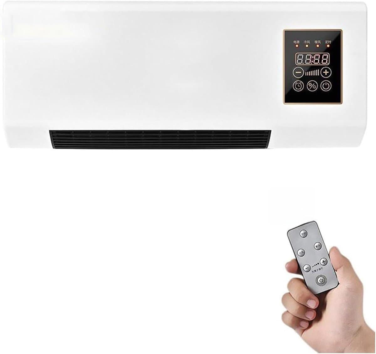 Kanaalloze Airconditioner - Wandmodel Koeler - Ruimte Klimaat - Slimme Automatische Aanpassing - 2000w Vermogen - Wit — afbeelding 1