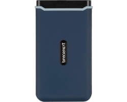 Externe SSD - Draagbare Opslag - Bestanden Overzetten - Schokabsorberend Ontwerp - 500GB - Marineblauw
