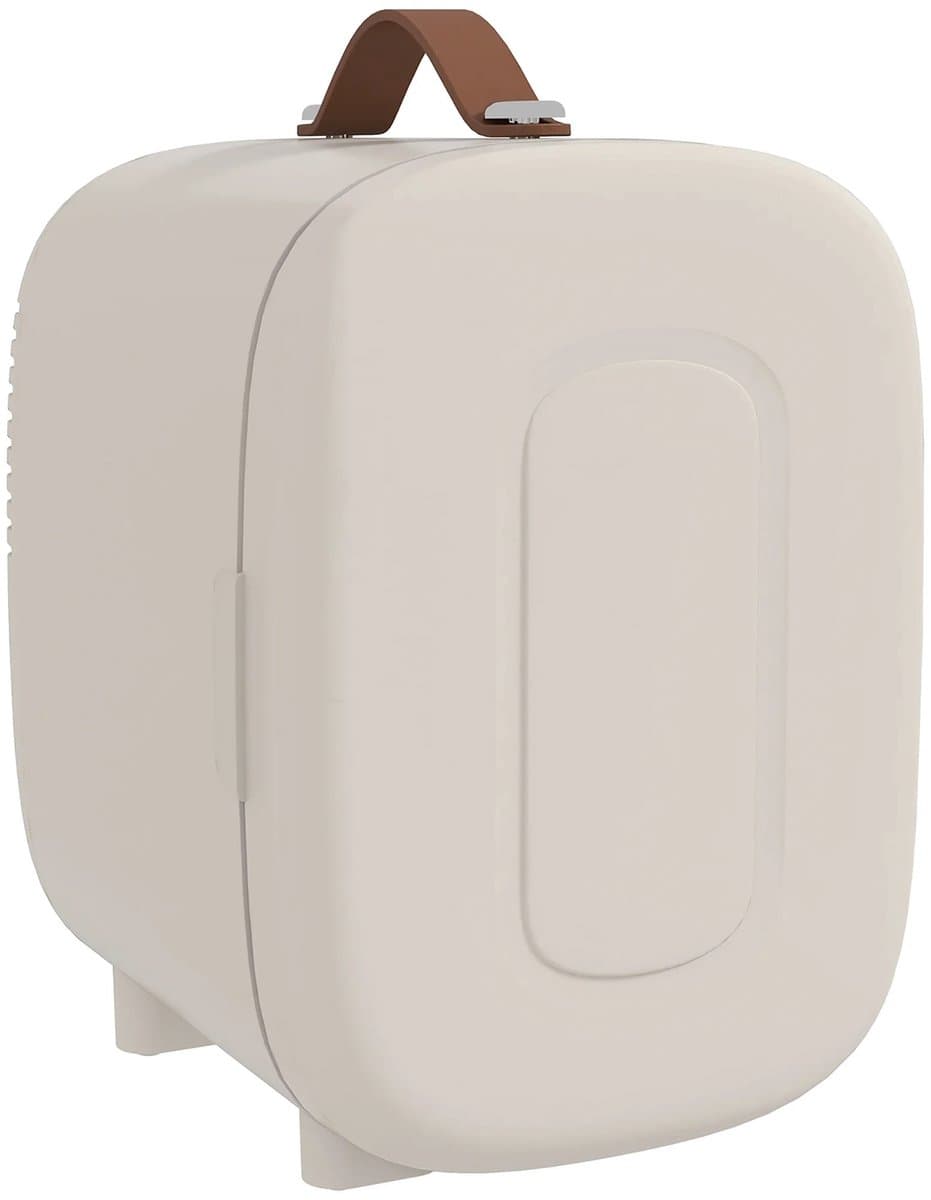Celestul Cosmetische koelkast 4L - Mini koelkast - Beaty Koelkast Tafelmodel - Koelen en Verwarmen - 20,3 x 26,3 x 28 cm - Créme — afbeelding 1