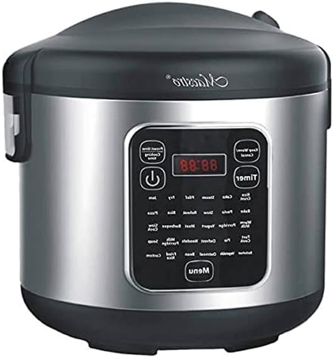 Multicooker Elektrisch - Snelkookpan Koken - Maaltijden Bereiden - 30 Voorgeprogrammeerde Programma's - 5 Liter - Zwart — afbeelding 1