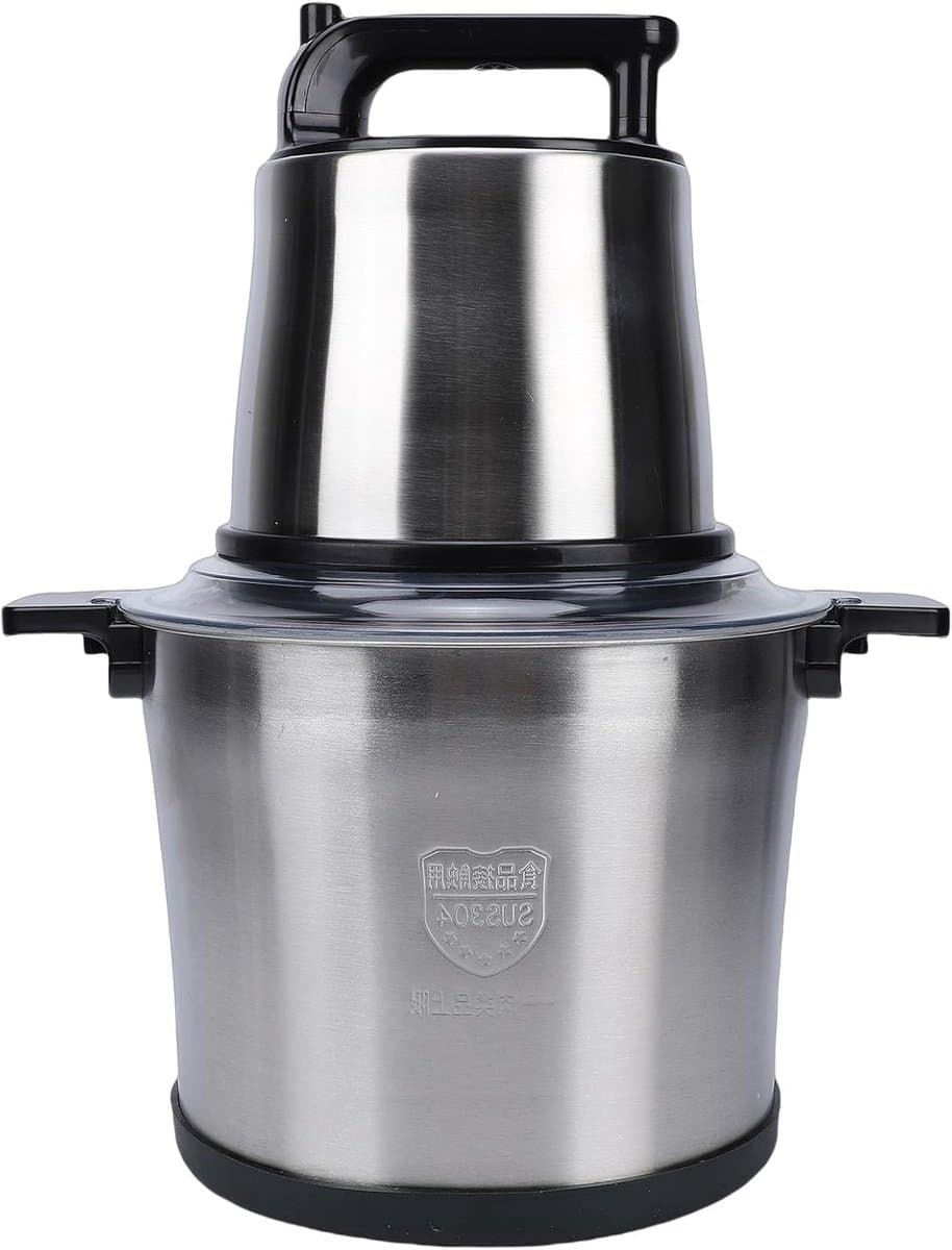 Keukenmachine - Voedselhakker Deegkneder - Maaltijden Bereiden - Krachtige 1800W Motor - 10L Kom - Zilver — afbeelding 1