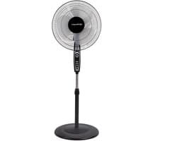 Vloerstaande Ventilator - Staan Ventilator - Verkoeling Binnen - 3 Snelheden Instelbaar - 40 cm Bladen - Zwart