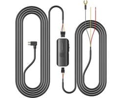SnelShoppen - Hardwire Kabel voor Dashcam A329S A119M Pro - Energiebesparing, Hybride Parkeermodus, Laagspanningsbeveiliging, Inclusief Zekering