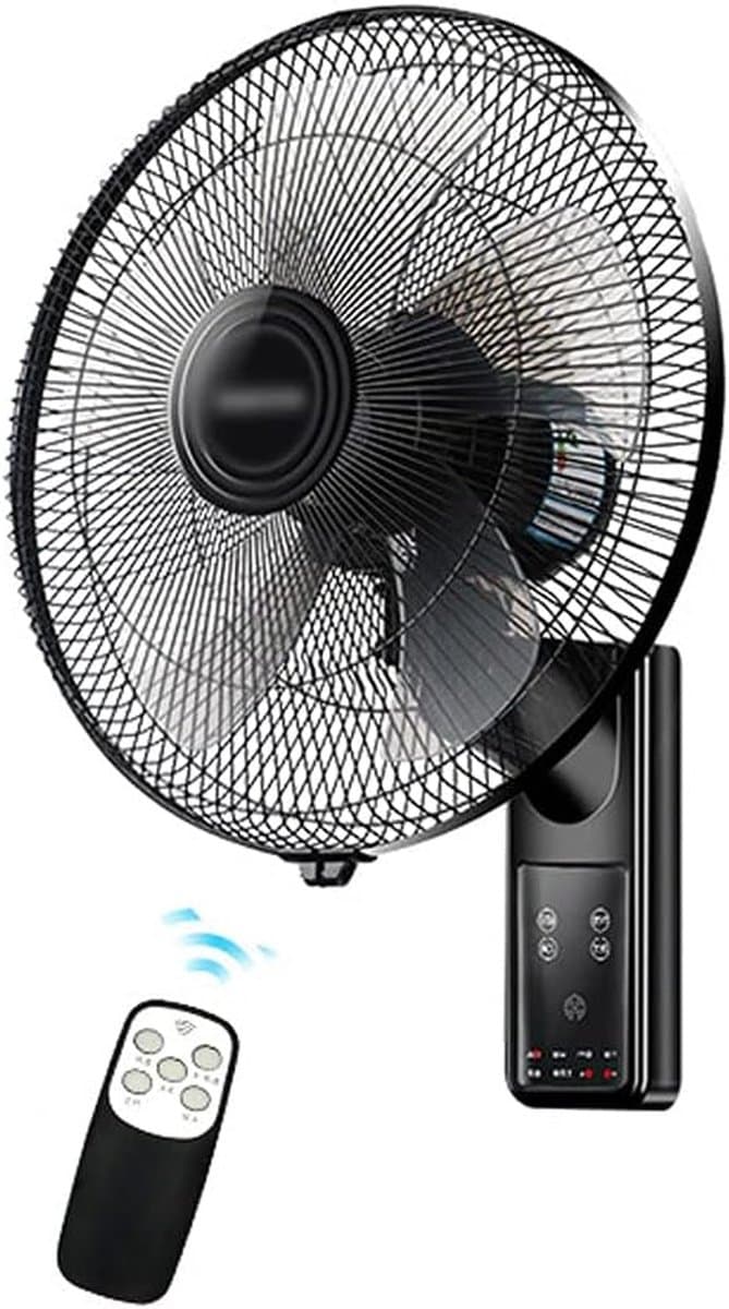 Wandventilator - Oscillerende ventilator - Ventilatie Binnen - Met Afstandsbediening - 18 inch - Wit — afbeelding 1