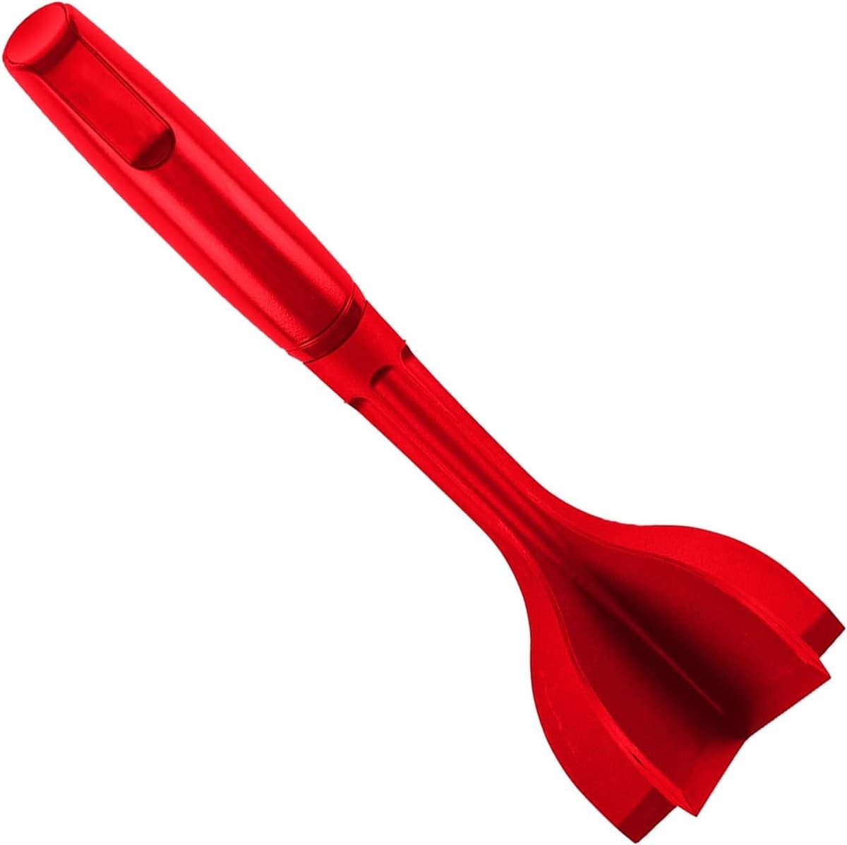 Hamburgerhakselaar - Keukengerei - Maaltijden Bereiden - Ergonomische Handgreep - 25 cm - Rood — afbeelding 1