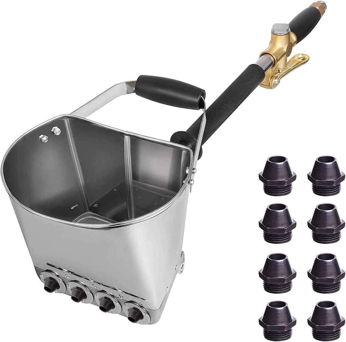 Multifunctional Mortar Sprayer, Cement, Mortar, Gun, Funnel Gun, Plaster, Gun, Spray Gun, Paint Gun with 4 Nozzles - ShopVlot — afbeelding 1