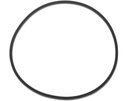 Aandrijfriem Vervangend - Compatibel met John Deere - Rubber Composietmateriaal - Hoogte 5.5mm - Breedte 9.5mm - Externe Lengte 889mm - Grasmaaier Riem
